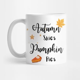 Autumn Skies Pumpkin Pies Mug